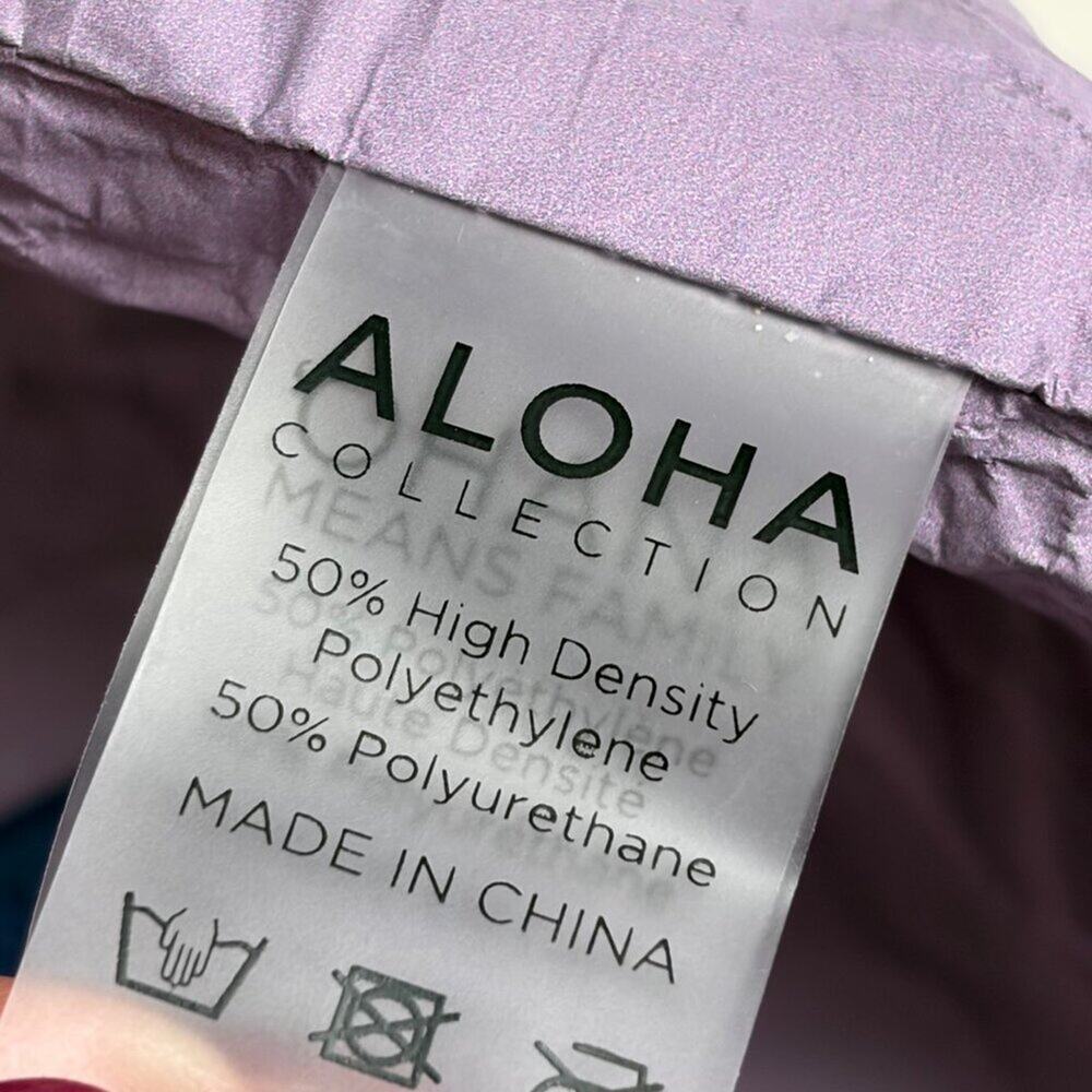Aloha Collection Reversible Tote - Python Amethyst Print - Picture 6 of 9